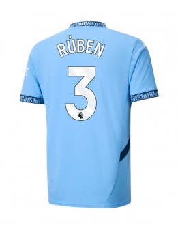 Manchester City Ruben Dias #3 Heimtrikot 2024-25 Kurzarm